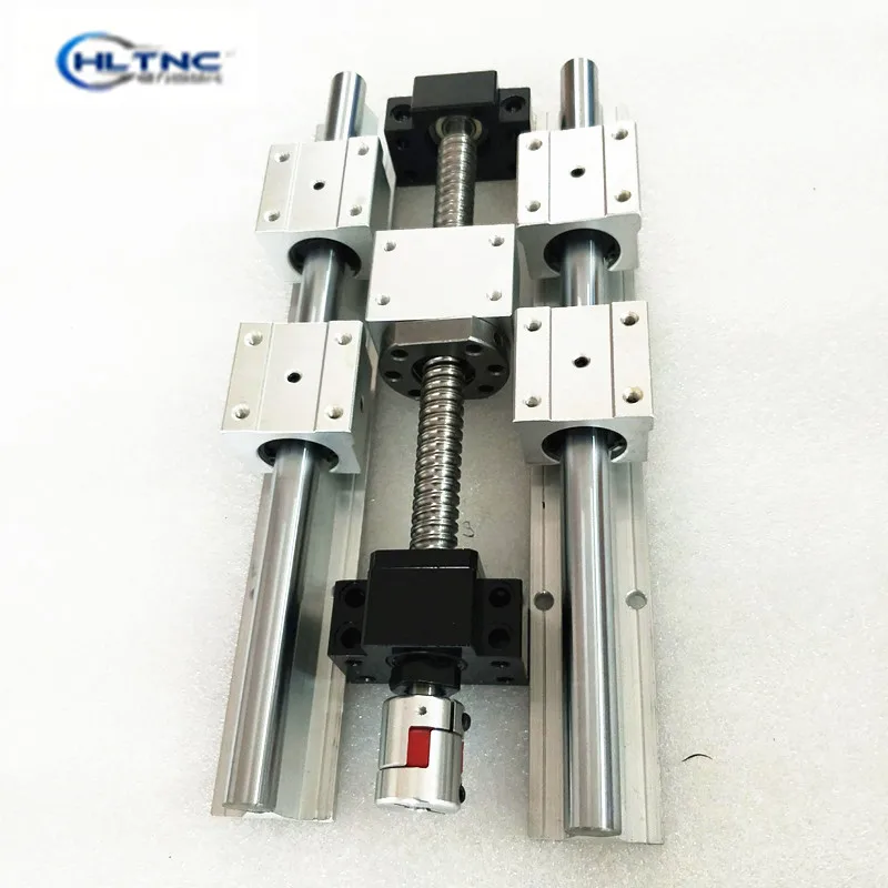 3 ШВП RM1605-350/750/1150 мм(SFU1605-3)+ 3 комплекта SBR16 линейные стол+ 3 комплекта BK/BF12+ XB муфты ЧПУ