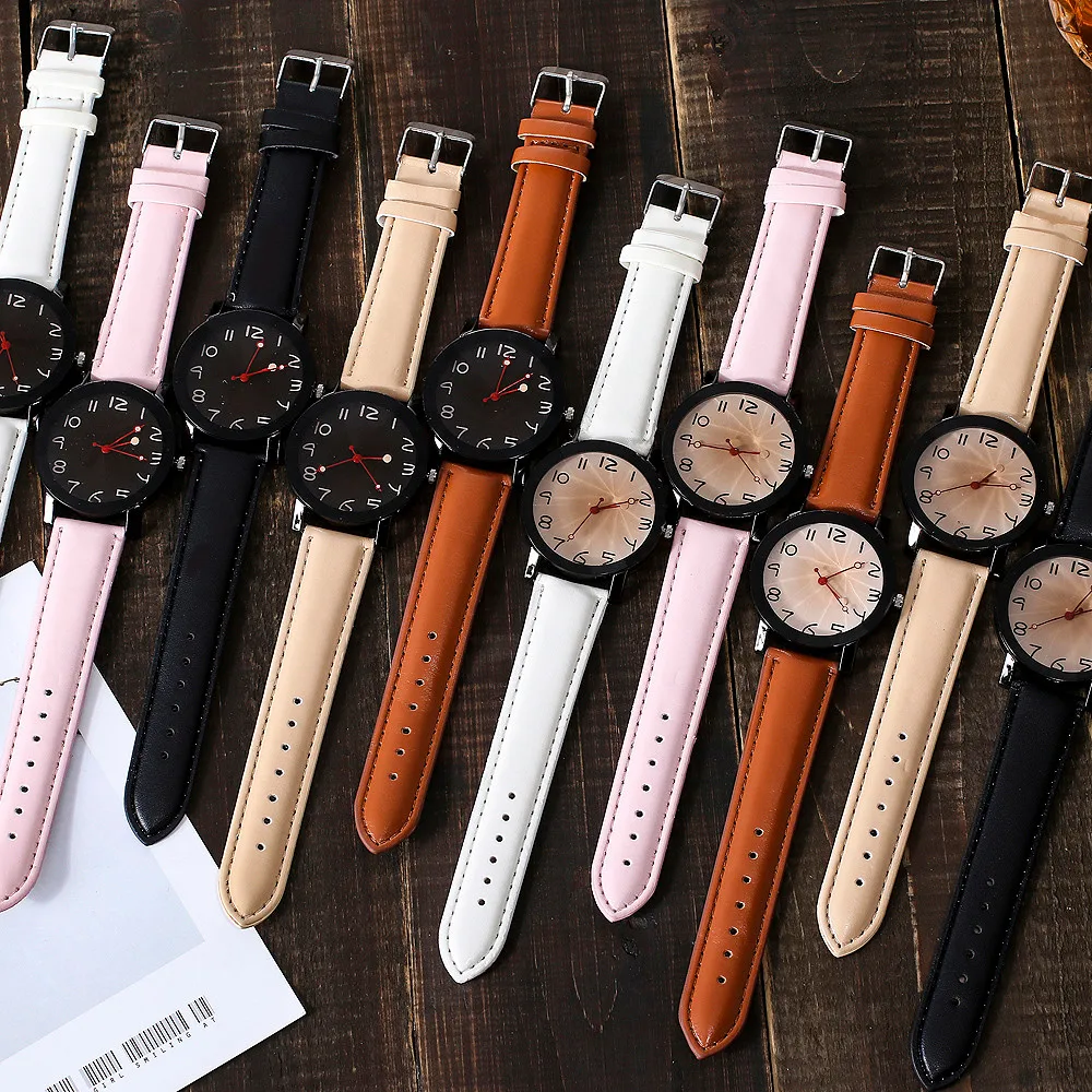 

Quartz Wristwatches Reloj Unisex Simple Fashion Hours Watch Luxury 2018 Female Canvas Belt Woman Watches 18MAR7