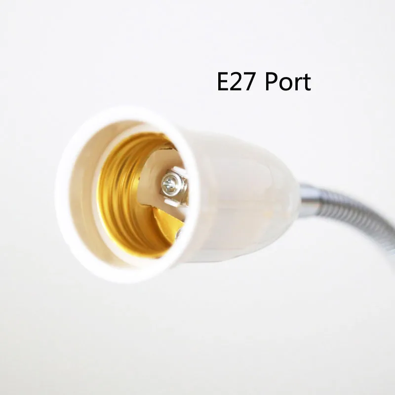 360 Degrees Flexible Lamp Holder Clip E27 Base with On off Switch EU Plug use as Simple Desk Lamp for led light e27 lamp (4)