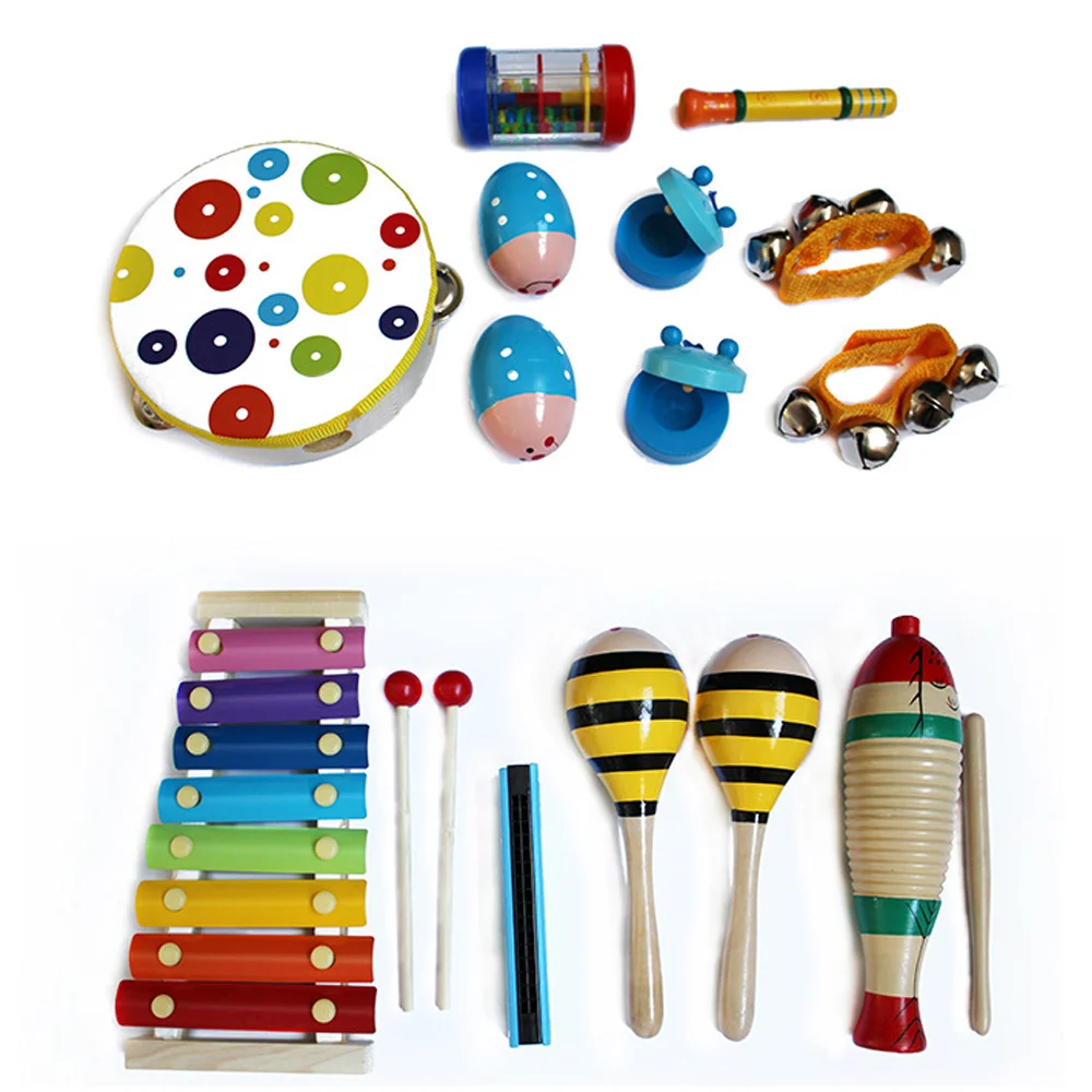 

Instruments Toys Combination Instrument Early Education Musical Instruments Wooden Music Auditory Safe Material Intelligence
