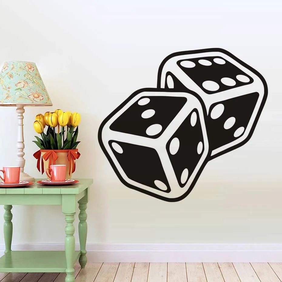 Dice Suits Wall Decals Vinyl Stickers For Living Room Interior Design Removable Wall Art Decals Posters Wallpaper Home Decor Dice Suits Wall Decals Vinyl Stickers For Living Room Interior Design Removable Wall Art Decals Posters Wallpaper Home Decor