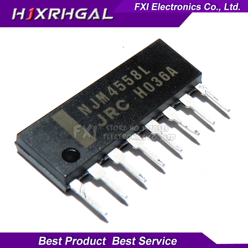 10PCS NJM4558L NJM4558 SIP8 SIP Dual operational amplifier New original ...