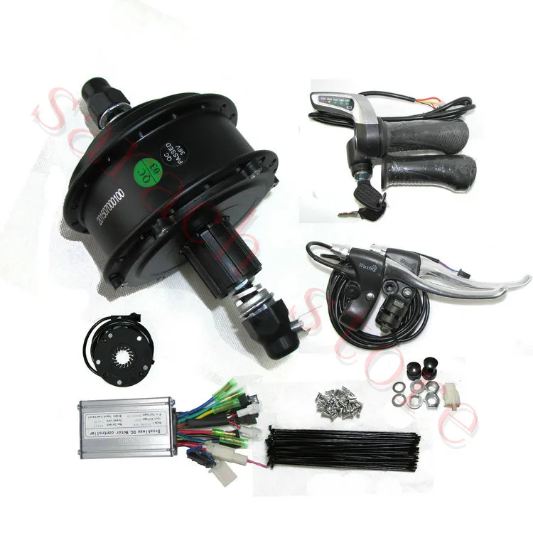 250w36v36ホールブラシレスギヤードハブモーター、 電動マウンテンバイクコンバージョンキット、 直流電動モーターmotor