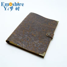 Натуральная воловья кожа кожаный чехол для блокнота ручной работы путешественников Записная книжка Дневник Журнал Классический Винтаж Стиль N126