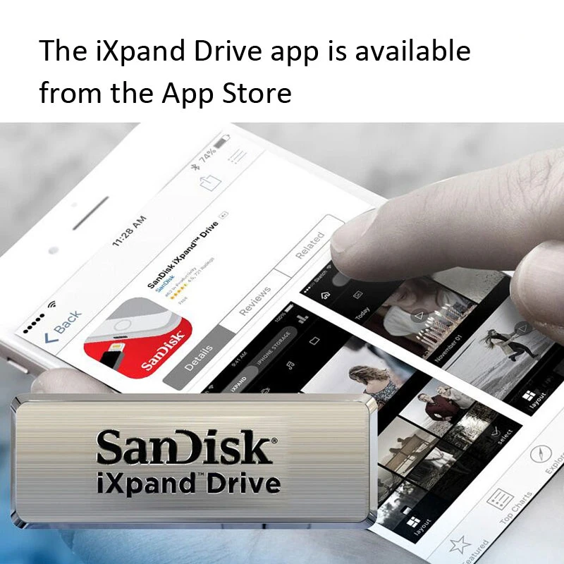 SANDISK USB3.0 флэш накопитель 64 ГБ 128 256 Micro Usb флеш Lightning/Otg для iPhone/iPad/iPod карта памяти|drive