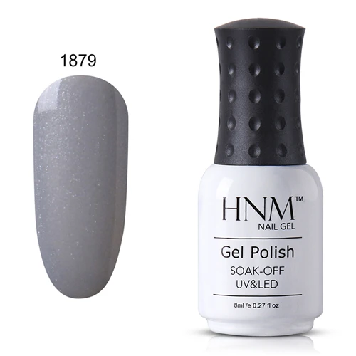 HNM 8 мл светильник Чистый Цвет УФ-гель для ногтей Полупостоянный верхний базовый слой праймер для маникюра ногтей художественный лак Гель-лак Hybird - Цвет: 1879