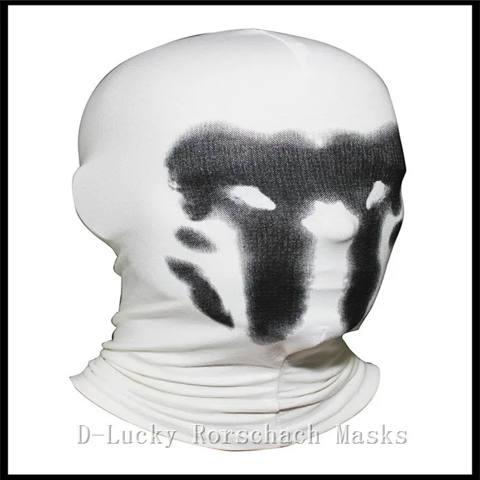 5 шт./лот Rorschach маски Балаклава сторож Косплей Костюм Хэллоуин головные уборы комикс полный маска для лица взрослых размер
