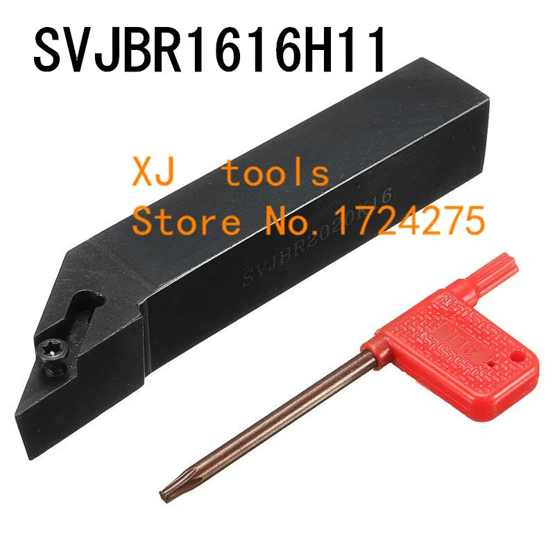 

SVJBR1616H11/ SVJBL1616H11 Metal Lathe Cutting Tools Lathe Machine CNC Turning Tools External Turning Tool Holder S-Type SVJBR/L
