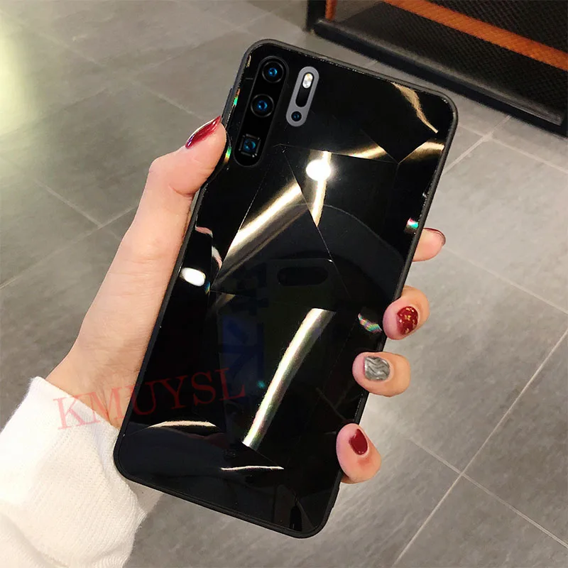 Diamond Mirror Case For Huawei P30 Pro P30 P20 Lite Mate 20 10 Lite P Smart Plus Y6 Y7 Pro Y7 Prime Y9 2019 On Honor 10i Cover