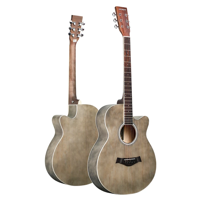 Andrew 40 дюймов Большая гитара народная липа Акустическая Лето 2019
