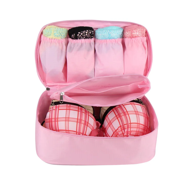 7 Colors Cosmetic Bags Bra Underwear Lingerie Holder Travel Storage Bag