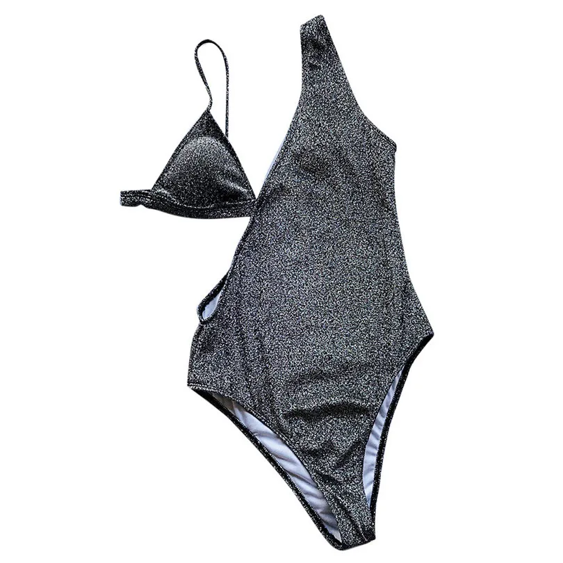 Summer Bikini 2019 Sexy Women One-Piece Bikini Push-Up Pad Swimwear Bathing Swimsuit Beachwear #3A11 (29)