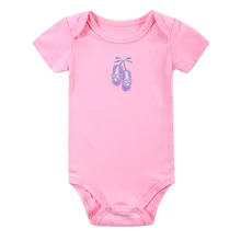 En gros Bébé Fille Combinaisons 1 Pièces Nouveau-Né Salopette 100% Coton Bébé Body Manches Courtes Corps Bébé Clothing Ensemble