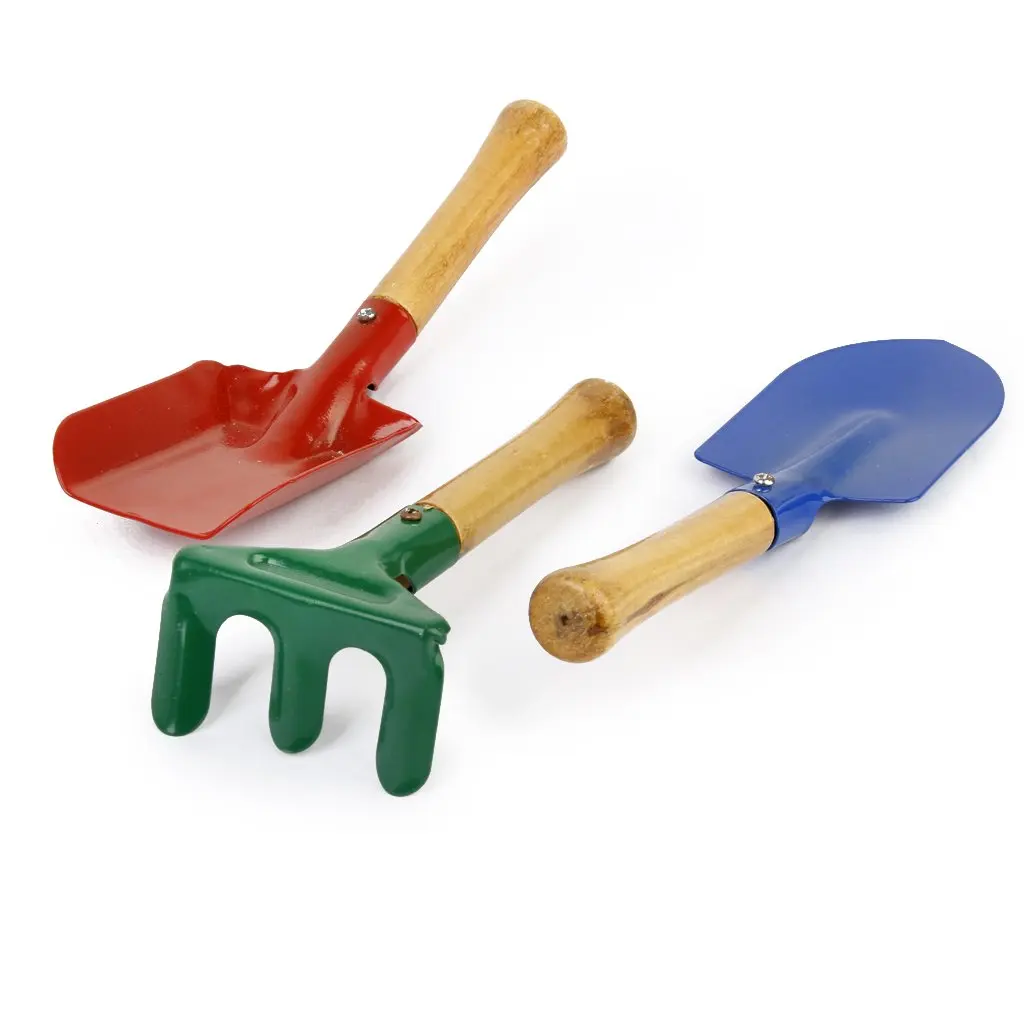 Горячая Распродажа 3 шт Открытый сад инструменты набор лопатка-грабли Игровой Набор детская пляжная песочница игрушка