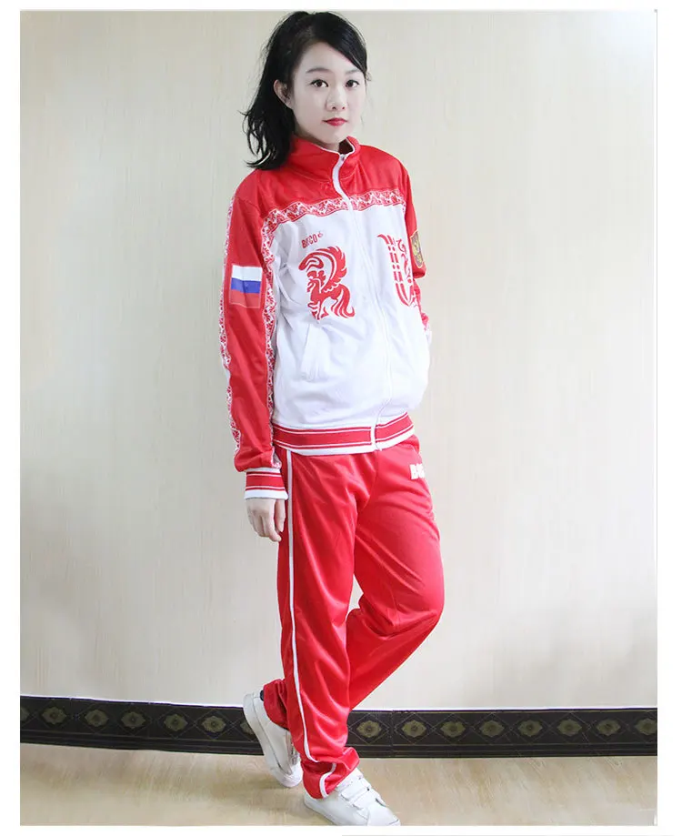 Cosfans Anime Yuri On Ice Plisetsky Cosplay Coat Jacket Yurio Costume Unisex Daily Sportswear And Pants -Zentai shop online HTB17pEANhnaK1RjSZFtq6zC2VXaF.jpg