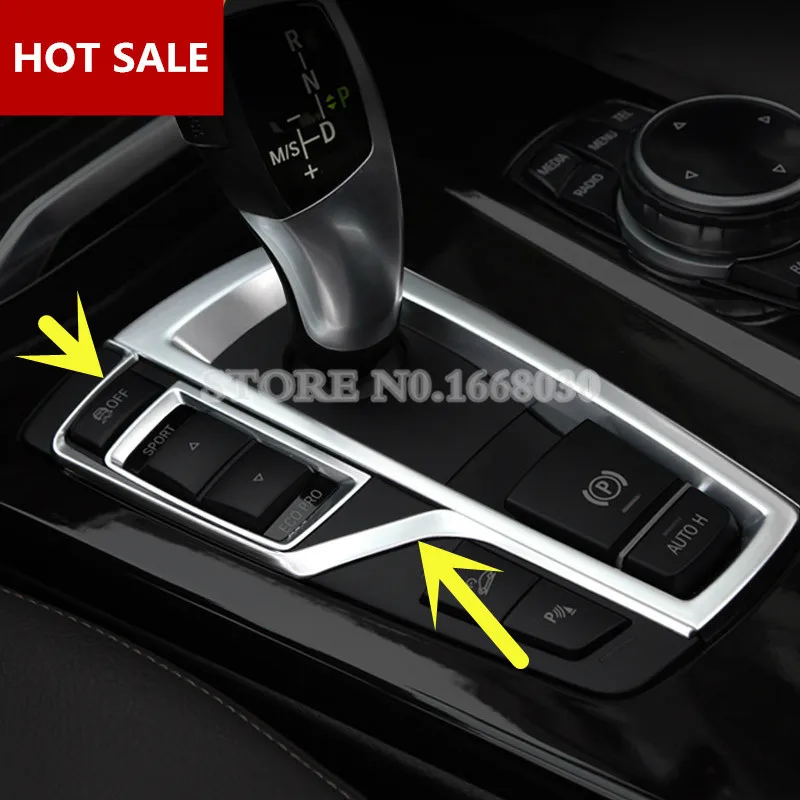 Interior Gear Shift Box Sequins Cover Trim For BMW X3 F25 2011 2017in