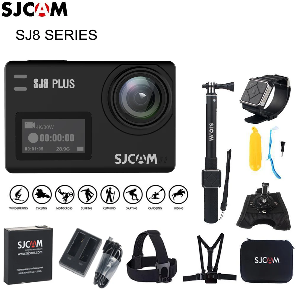 Discount Up to 50 Original SJCAM SJ8 Stabilizer Action Camera 4K