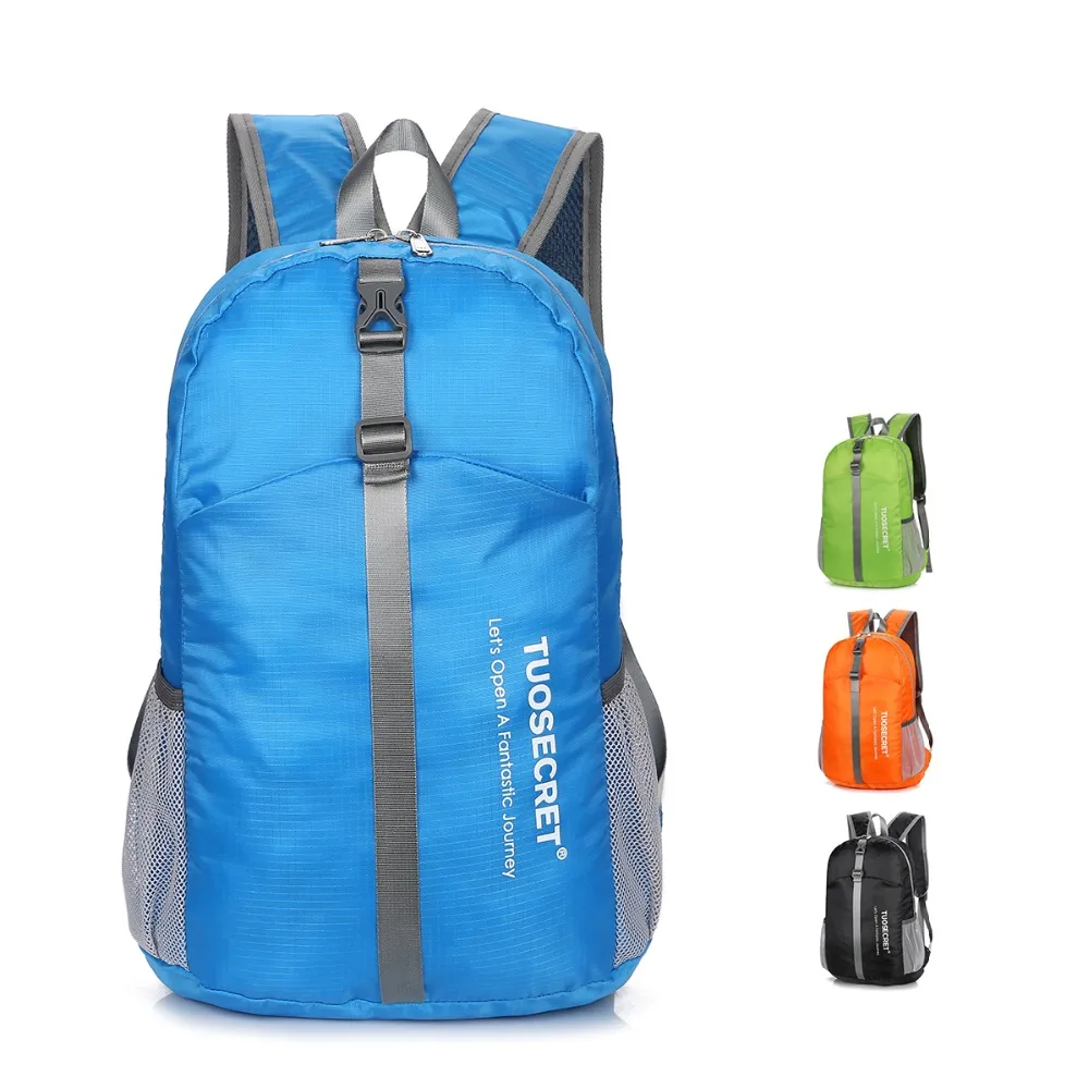 

Outdoor Sport Foldable Backpack Lightweight Nylon Waterproof Backpack Folding bag Ultralight Pack for Women Men Travel Hiking