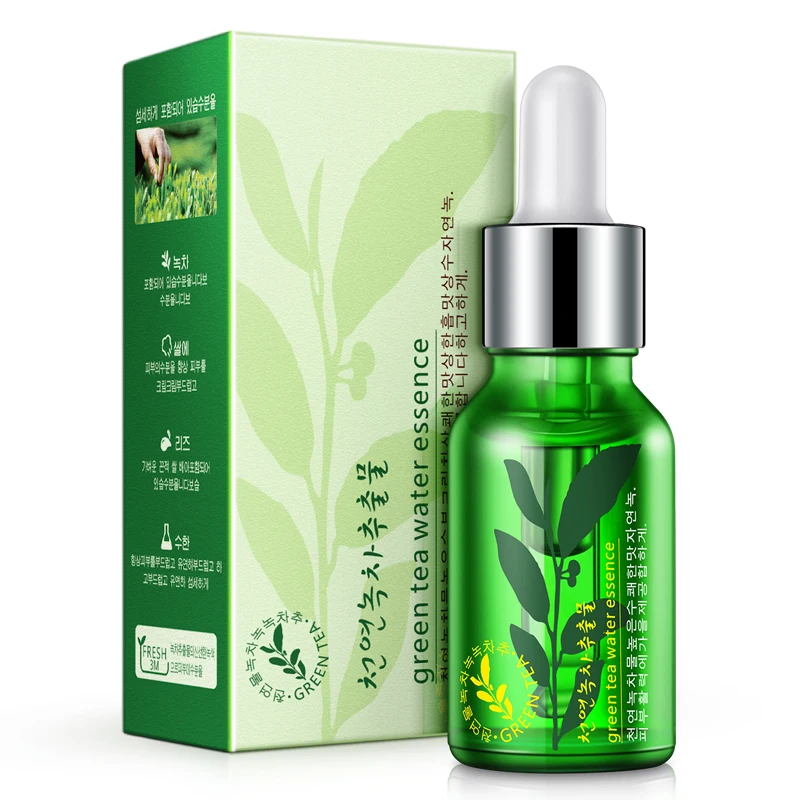 

Green Tea Seed Hydrating Serum Skin Care Whitening Nourish Treatment Anti Wrinkle Anti Aging For Face Fine Lines Face Cream 15ML
