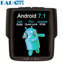 10,4 дюймов Tesla Android 7,1 Автомобильный мультимедийный радио для Dodge ram gps навигация без CD DVD плеер gps система