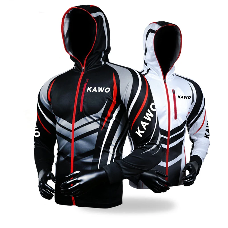 

Fishing Clothing Long Sleeve Sunscreen Men Jacket Sunproof Breathable Coat Fishing Shirt Breathable Climbing Fishing Coat