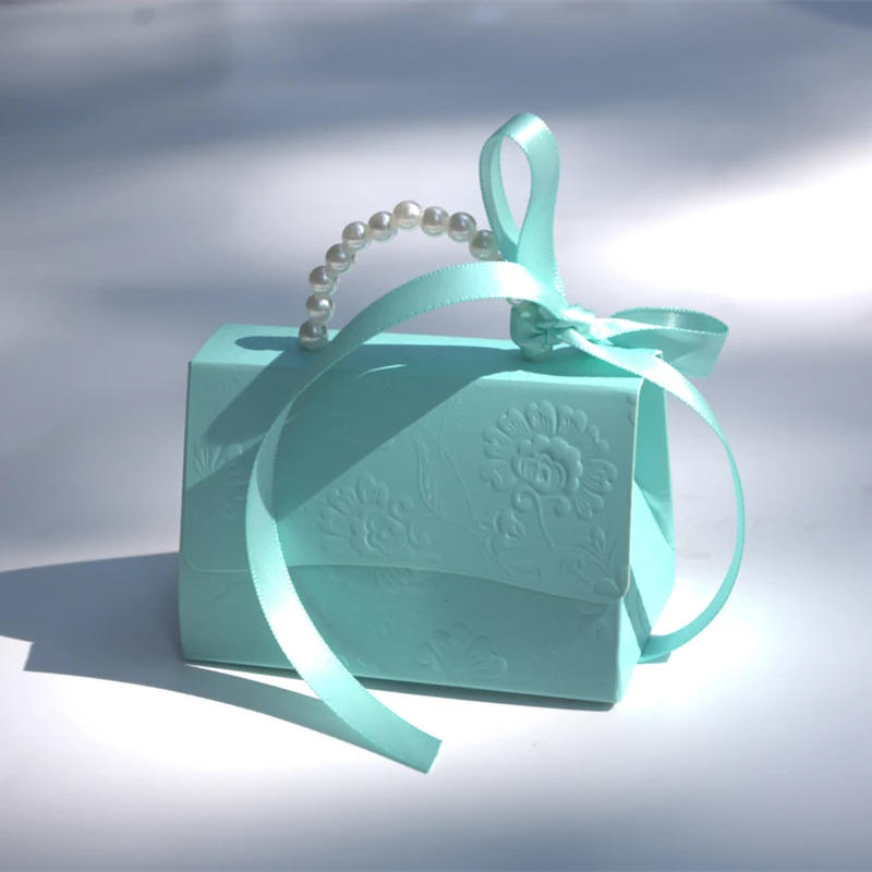 50 шт./лот, роскошные портативные вечерние коробки для конфет на свадьбу, креативные подарочные пакеты для детского душа, подарочная упаковка для рождественских подарков