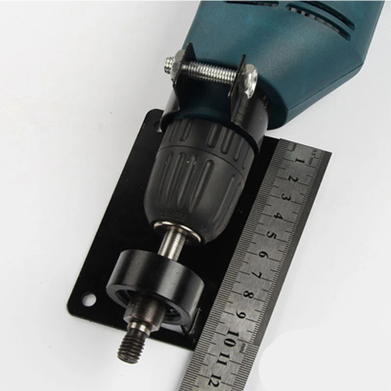 

10mm Electric Drill Cutting Seat Stand Machine Bracket Rod Bar Table +2 Wrenchs +2 Gaskets
