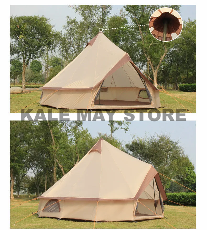 Barraca da Família para a Auto drive Tenda ao ar Grande Espaço Yurt Mongolia 8 10 Pessoa Livre à Prova d' Água Oxford Camping Selvagem Sobrevivência Piquenique 15 Esporte e Lazer
