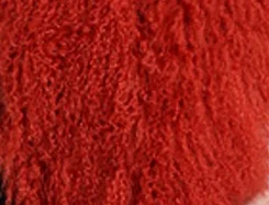 CX-G-B-51B натуральный мех монгольского ягнёнка женский меховой жакет, меховой жакет жилетка без рукавов куртка повседневное теплое пальто жилет - Цвет: red