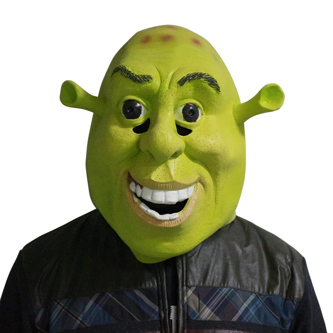 Ogre Shrek Mask Latex Fancy Dress Costume Full Head Cartoon Movie Party MasksBoys Costume