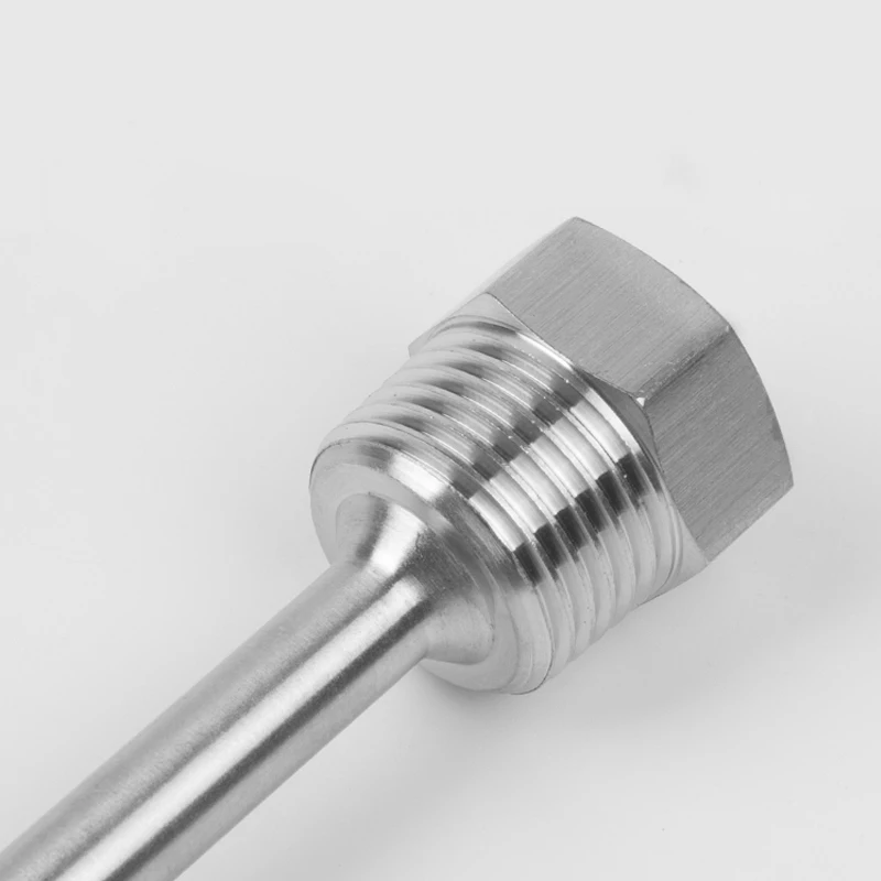 10 мм внешний диаметр 35/80/100 Thermowell резьба 1/2 &quot(DN15) Нержавеющая сталь 304
