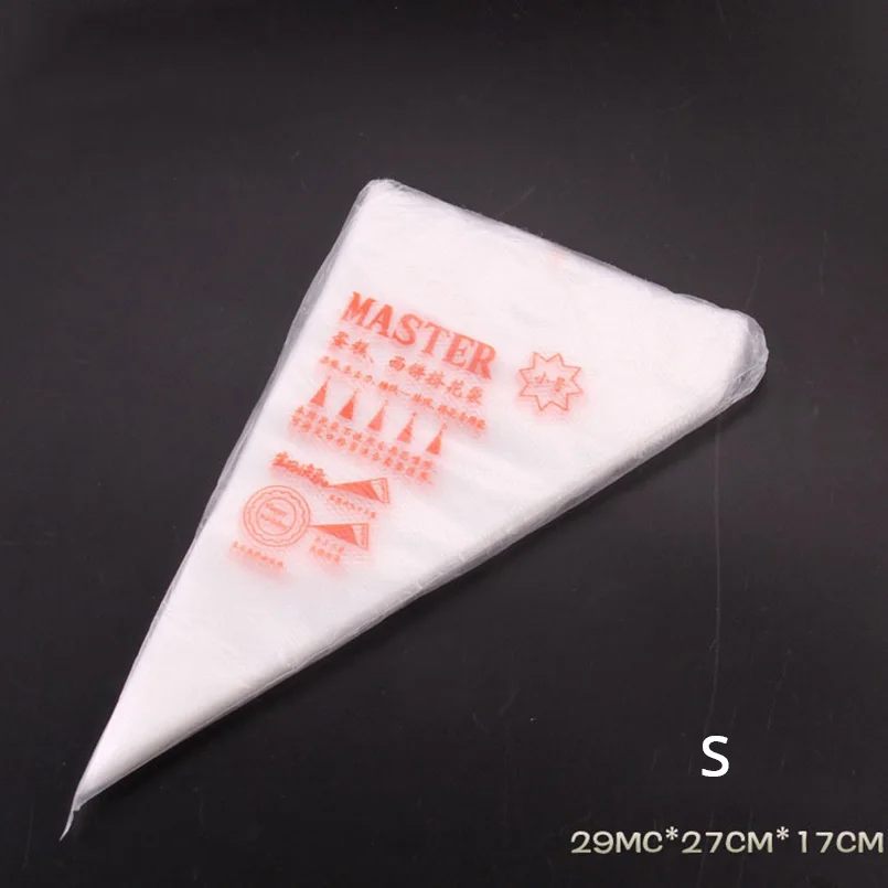 100 шт./лот/партия одноразовый крем пластиковый кондитерский мешок Sugarcraft Cupcake