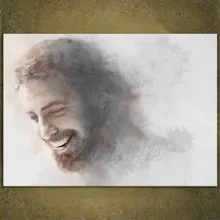 Best Price Jesus Christ Jesus Canvas Posters and Prints Wall Art Pictures for living room Home Decor cuadros decoracion Oil painting 80