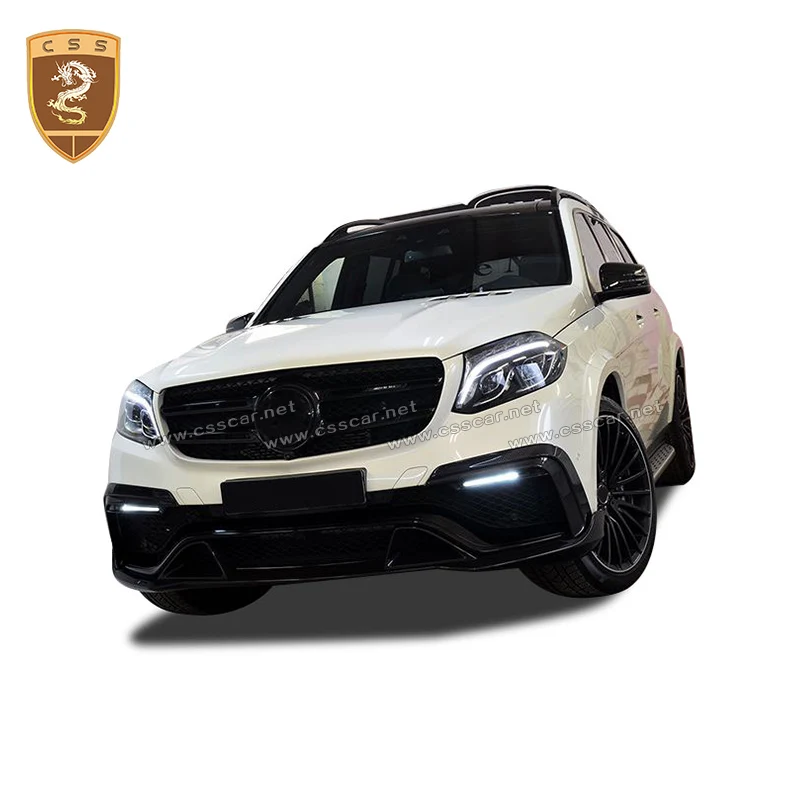 Carbon Fiber Body Kits For Benz Gls X166 Body Kits Front Rear Bumper Diffuser Lip Auto Car Modification Styling