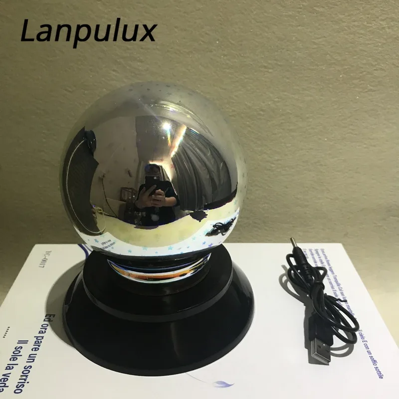 Lanpulux 3D Светящееся Стекло LED игрушка портативная Настольная лампа с прямым