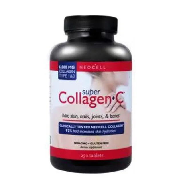 NeoCell Super Collagen+VitaminC Super Collagen+C Hydrolyzed collagen 250pcs1 bottle USA imported