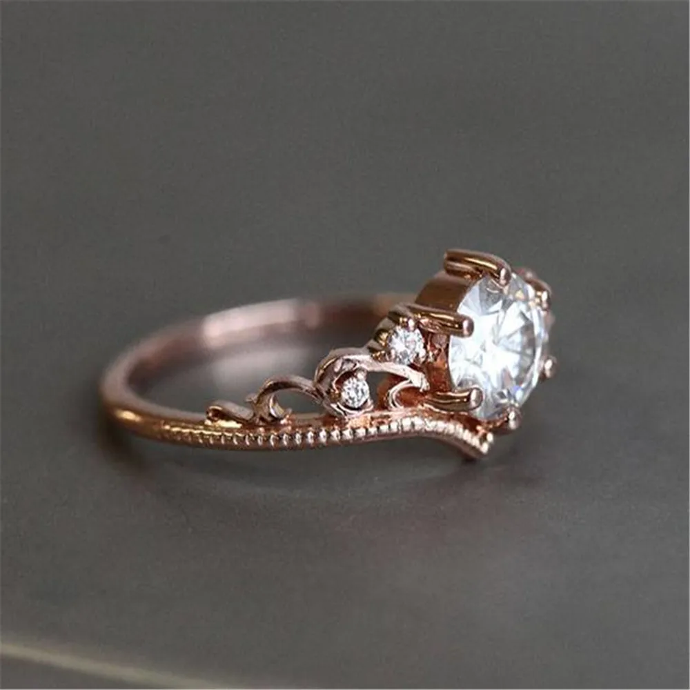 Luxury Wedding Ring Set Couple Love Stone Rings for Women Jewelry Ladies Accessories Ring Bague Femme Wholesale Anel O4N989