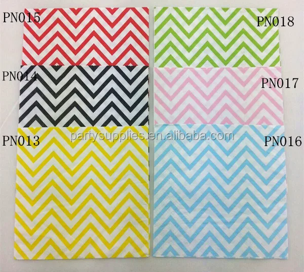 chevron party napkin_2