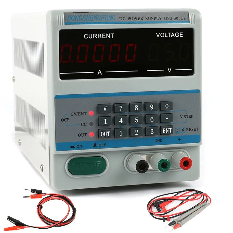

Adjustable Digital DC Power Supply DPS-305CF 30V 5A 0.1V/0.0001mA Programmable DC power supply for Laptop phone repair