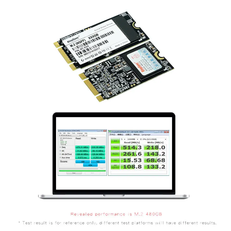 Kingspec 256 ГБ M.2 твердотельный жесткий диск SSD с МБ кэш NGFF интерфейс для ультрабука