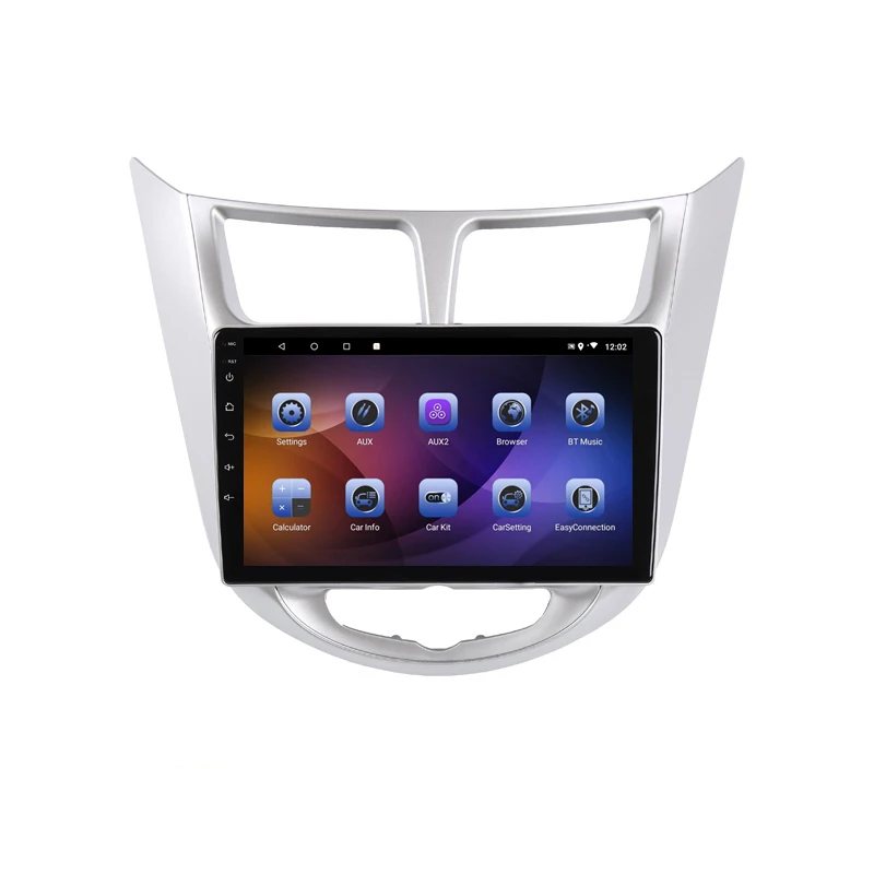 Sale 10.1" 4G RAM 8 cores Android Car DVD GPS Navigation For Hyundai Solaris accent Verna i25 audio stereo car radio headunit wifi 1