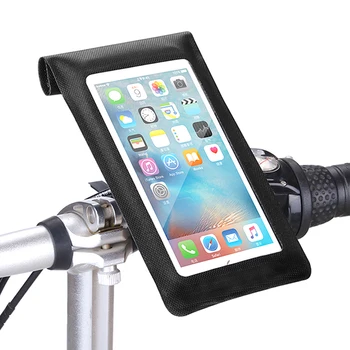 

Bicycle Mount Phone Waterproof Case, Cycling Motorcycle Riding Outdoor Sport Steering Wheel Rack Handlebar Phone Holder Bag