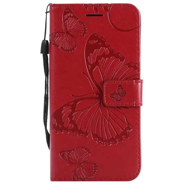 flip wallet phone case for Samsung Galaxy A70 SM-A705F A705FN A705GM A705MN A7050 Cases Luxury casing lanyard 6.7" Covers - Цвет: red