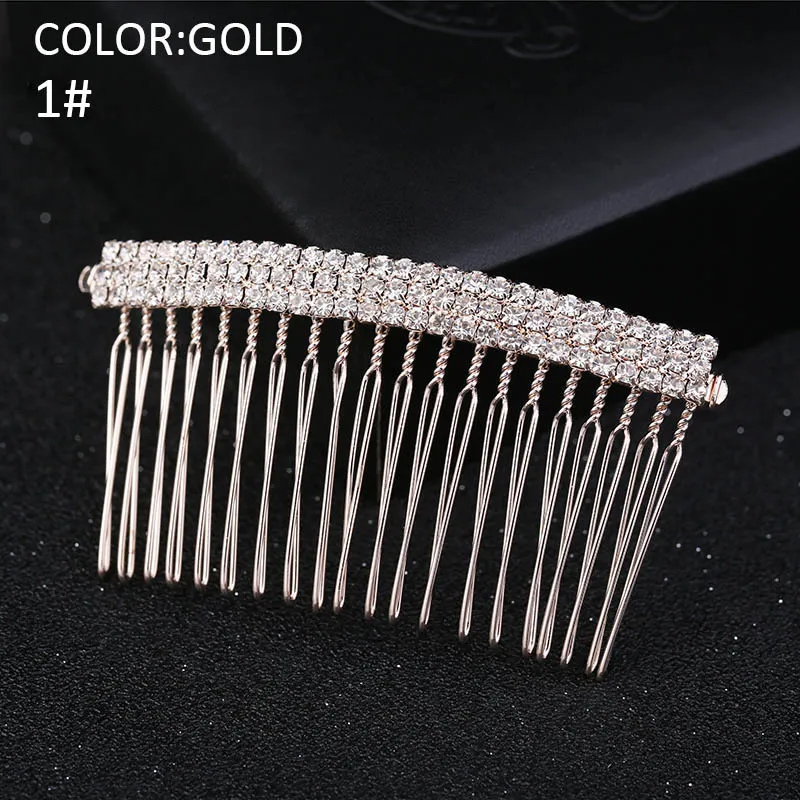 

Women Crystal Hair Clip Comb Wedding Bridal Hairs Accessories KQS8