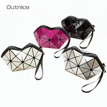 Новая Мода Несессер Женщины Косметичка Косметолог Организаторы Сцепления Макияж Сумка Пенал Школы Trousse Де Макиллаж