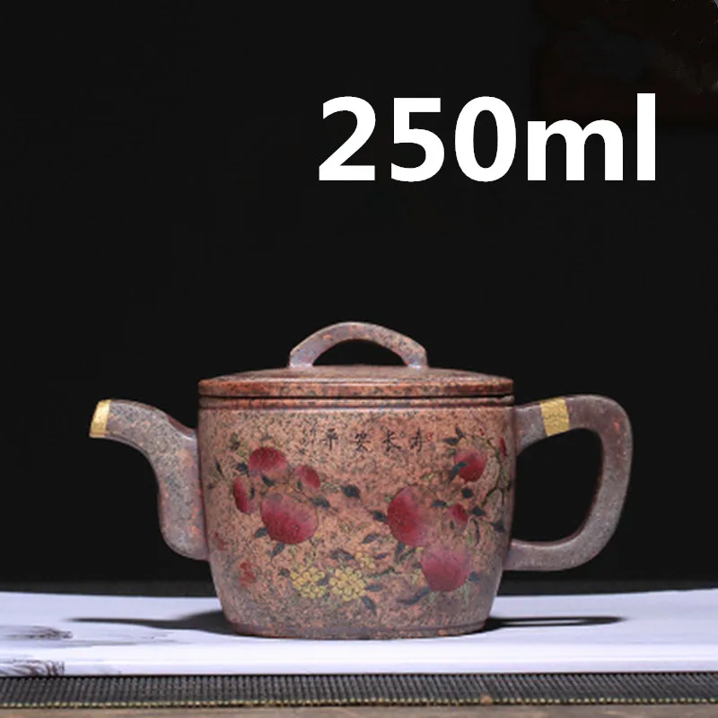 

Teapots Teapot Ceramic Teapot Yixing Zisha Clay Chinese Porcelain 250ml New Arrived High Quality With Gift Box Safe Packaging