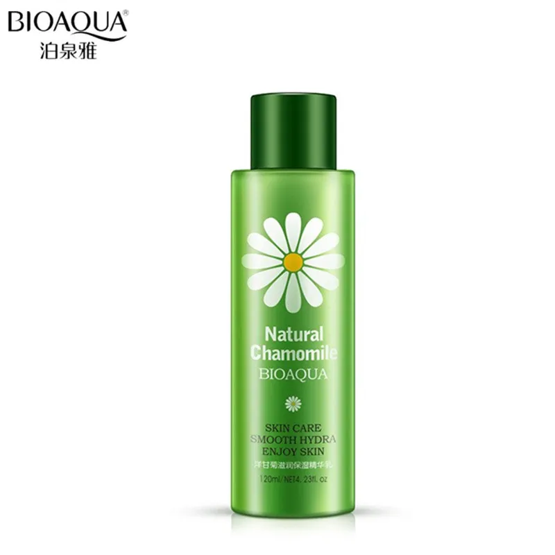 BIOAOUA 120ml Essence Emulsion Natural Chamomile Hydrating Moisturizing Whitening Nourishing Foundation Face Skin Care Beauty |