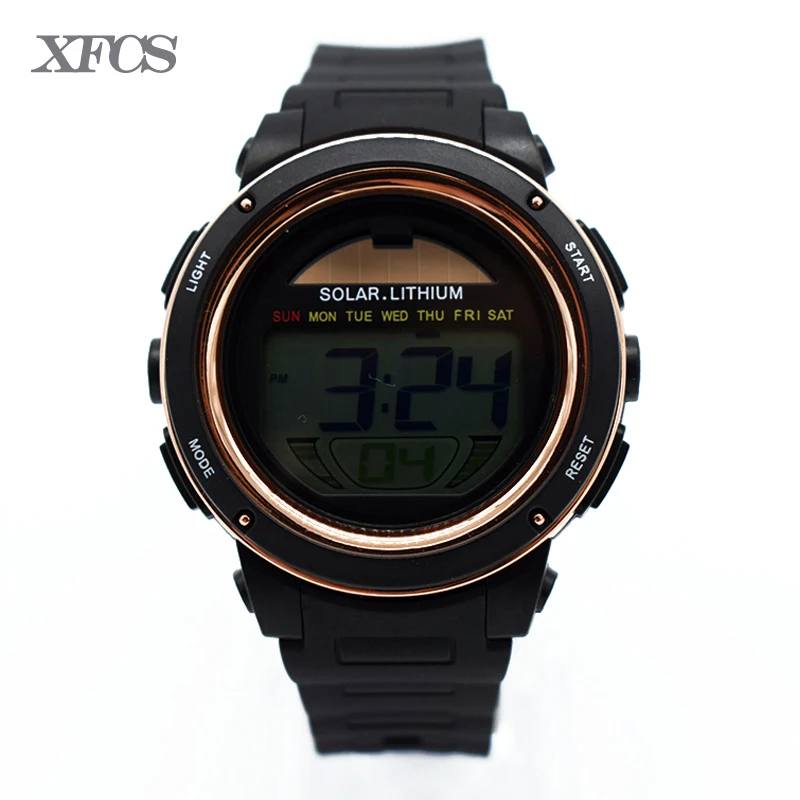 XFCS lady waterproof wrist digital automatic watches for women digitais
