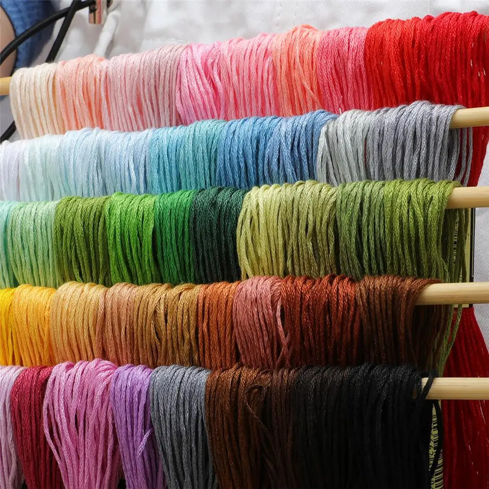NEW Embroidery Floss Premium Rainbow Color Embroidery Thread Crossstitch Bracelet String Embroidery Floss#EO