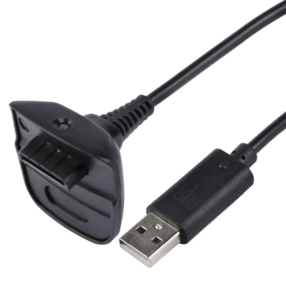 Черный USB кабель для зарядки Сменное зарядное устройство беспроводного игрового